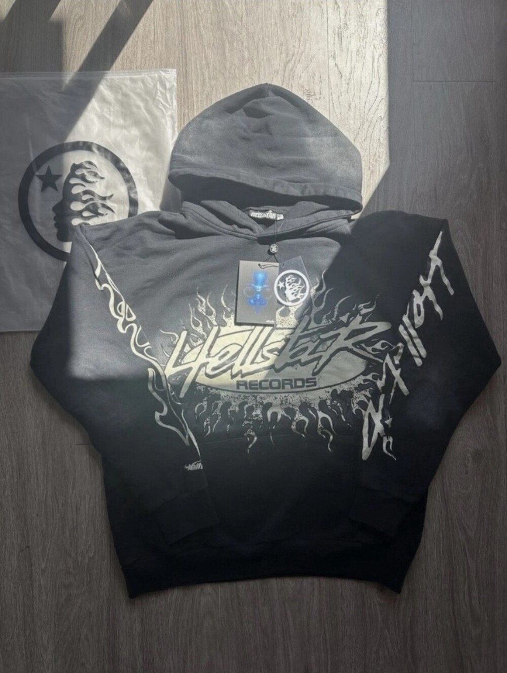 Black Hellstar Graphic Hoodie - Men